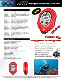 Thumbnail of document Manual - PALM-O2D Oxygen Analyzer